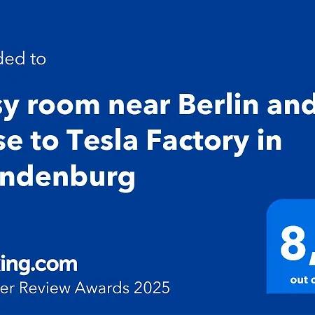 Cosy Near Berlin And Close To Tesla Factory In Brandenburg *